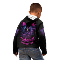My Attitude Is Having Technical Problems Kid Hoodie - Wonder Print Shop