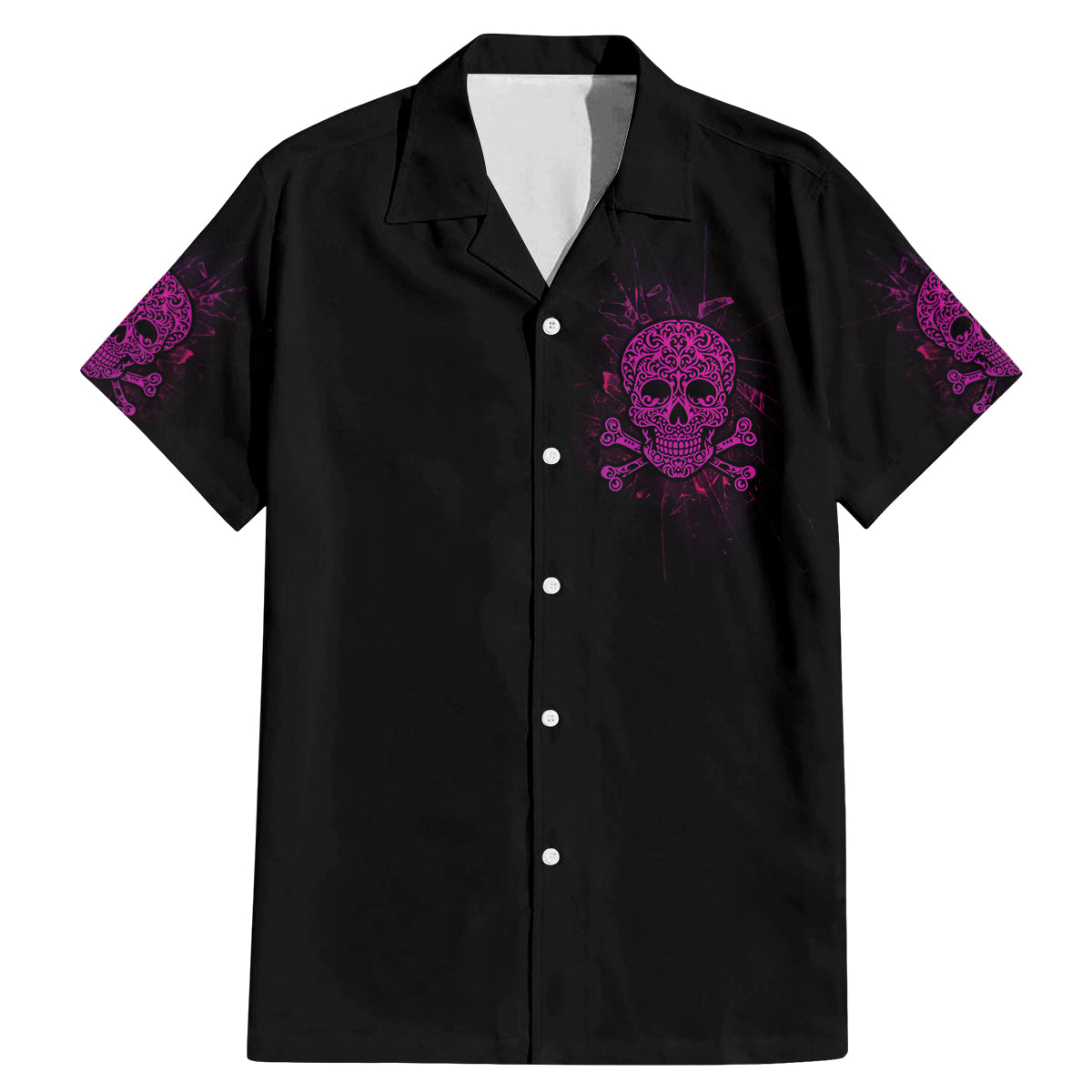 Can You See The F You Skull Rose Family Matching Mermaid Dress and Hawaiian Shirt - Wonder Print Shop