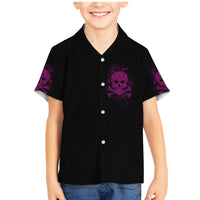 Can You See The F You Skull Rose Family Matching Mermaid Dress and Hawaiian Shirt - Wonder Print Shop