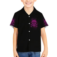 Can You See The F You Skull Rose Family Matching Puletasi Dress and Hawaiian Shirt - Wonder Print Shop