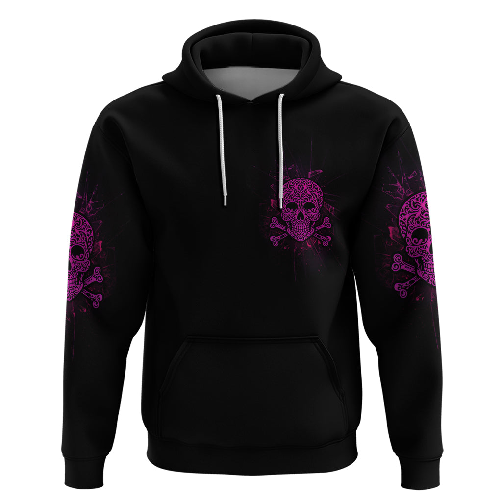 Can You See The F You Skull Rose Hoodie - Wonder Print Shop