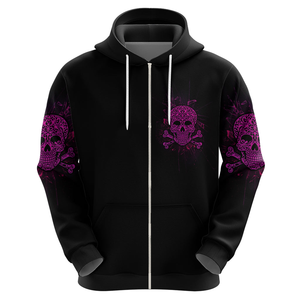 Can You See The F You Skull Rose Hoodie - Wonder Print Shop