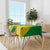 Comoros Flag Tablecloth with Green and Yellow Design and National Emblem
