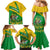 Comoros Family Matching Mermaid Dress and Hawaiian Shirt with National Flag Lemur Design and Ylang Ylang Flower Pattern
