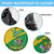 Comoros Spare Tire Cover with National Flag Lemur Design and Ylang Ylang Flower Pattern