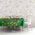 Comoros Tablecloth with National Flag Lemur Design and Ylang Ylang Flower Pattern