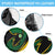 Comoros Spare Tire Cover with Green Black Yellow Swirl Design and National Emblem Pattern