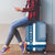 Comoros Luggage Cover with Blue and White Traditional Geometric Pattern and National Flag Detail