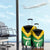 Comoros Luggage Cover with National Colors Green Yellow Black Crescent Moon and Stars Emblem