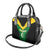Comoros Shoulder Handbag with National Colors Green Yellow Black Crescent Moon and Stars Emblem