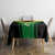 Comoros Tablecloth with National Colors Green Yellow Black Crescent Moon and Stars Emblem