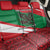 Oman Back Car Seat Cover with National Flag Colors and Falcon Soaring Graphic Design