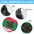 Oman Spare Tire Cover with National Flag Colors and Falcon Soaring Graphic Design