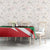 Oman Tablecloth with National Flag Colors and Falcon Soaring Graphic Design