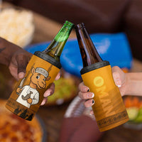 Oman 4 in 1 Can Cooler Tumbler with Traditional Camel Character and Desert Silhouette Design