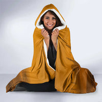 Oman Hooded Blanket with Traditional Camel Character and Desert Silhouette Design