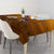 Oman Tablecloth with Traditional Camel Character and Desert Silhouette Design