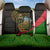 Oman Back Car Seat Cover with Camel Landscape and Geometric Pattern Design