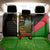 Oman Back Car Seat Cover with Camel Landscape and Geometric Pattern Design