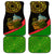 Oman Car Mats with Camel Landscape and Geometric Pattern Design