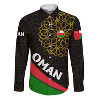 Oman Family Matching Short Sleeve Bodycon Dress and Hawaiian Shirt with Camel Landscape and Geometric Pattern Design