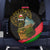 Oman Spare Tire Cover with Camel Landscape and Geometric Pattern Design
