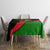 Oman Tablecloth with Camel Landscape and Geometric Pattern Design