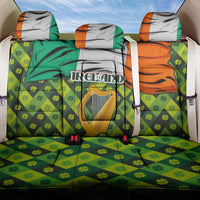 Ireland Back Car Seat Cover with Irish Flag Harp and Shamrock Pattern Design