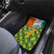 Ireland Car Mats with Irish Flag Harp and Shamrock Pattern Design