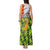 Ireland Tank Maxi Dress with Irish Flag Harp and Shamrock Pattern Design