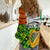 Ireland Women Casual Shirt with Irish Flag Harp and Shamrock Pattern Design