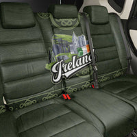 Celtic Ireland Back Car Seat Cover with Irish Flag Castle and Knotwork Design
