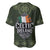 Celtic Ireland Baseball Jersey with Irish Flag Castle and Knotwork Design