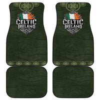 Celtic Ireland Car Mats with Irish Flag Castle and Knotwork Design