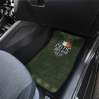 Celtic Ireland Car Mats with Irish Flag Castle and Knotwork Design