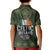 Celtic Ireland Kid Polo Shirt with Irish Flag Castle and Knotwork Design
