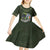 Celtic Ireland Kid Short Sleeve Dress with Irish Flag Castle and Knotwork Design