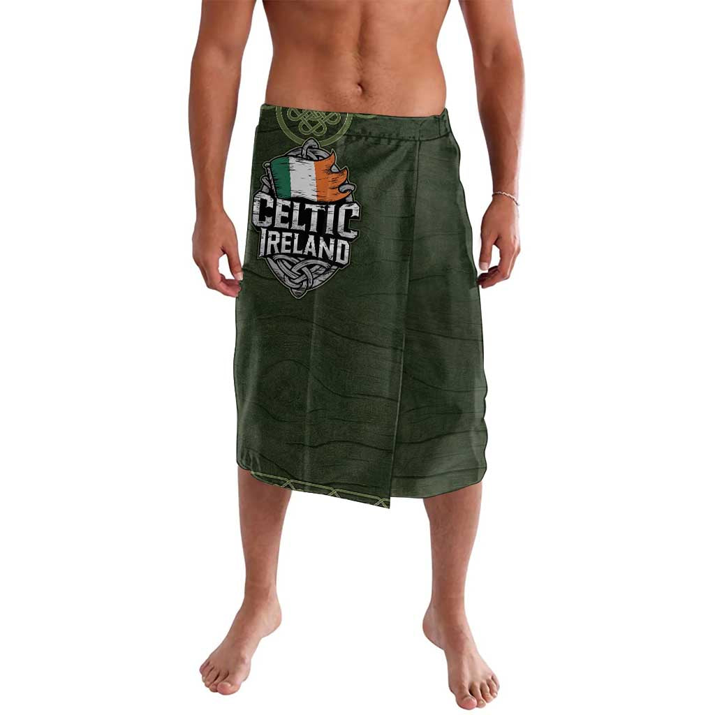 Celtic Ireland Lavalava with Irish Flag Castle and Knotwork Design