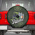Celtic Ireland Spare Tire Cover with Irish Flag Castle and Knotwork Design