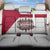 Denmark Back Car Seat Cover with Cityscape Print and Royal Coat of Arms Design
