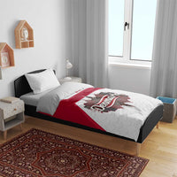 Denmark Bedding Set with Cityscape Print and Royal Coat of Arms Design