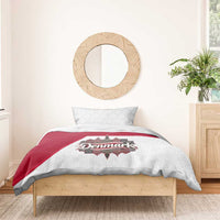 Denmark Bedding Set with Cityscape Print and Royal Coat of Arms Design