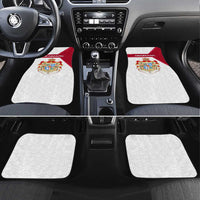 Denmark Car Mats with Cityscape Print and Royal Coat of Arms Design