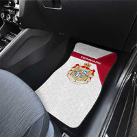Denmark Car Mats with Cityscape Print and Royal Coat of Arms Design