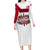 Denmark Family Matching Long Sleeve Bodycon Dress and Hawaiian Shirt with Cityscape Print and Royal Coat of Arms Design