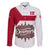 Denmark Family Matching Mermaid Dress and Hawaiian Shirt with Cityscape Print and Royal Coat of Arms Design