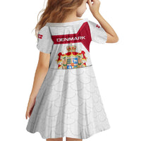 Denmark Family Matching Off Shoulder Maxi Dress and Hawaiian Shirt with Cityscape Print and Royal Coat of Arms Design