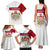 Denmark Family Matching Tank Maxi Dress and Hawaiian Shirt with Cityscape Print and Royal Coat of Arms Design