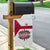 Denmark Garden Flag with Cityscape Print and Royal Coat of Arms Design