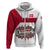 Denmark Hoodie with Cityscape Print and Royal Coat of Arms Design